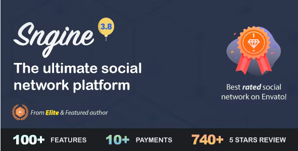 Sngine (v4.0) 终极PHP社交网络平台
