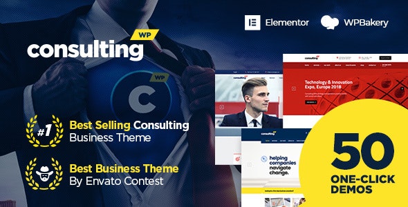 Consulting (v6.6.7) 商业金融WordPress主题 - 专业咨询与企业财务解决方案