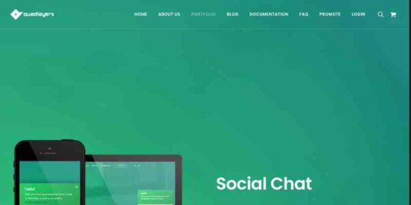 Activated* Social Chat PRO (v7.6.4) QuadLayers - 专业社交聊天插件