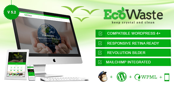 EcoWaste (v7.0) - 环保WordPress主题，打造绿色环保网站