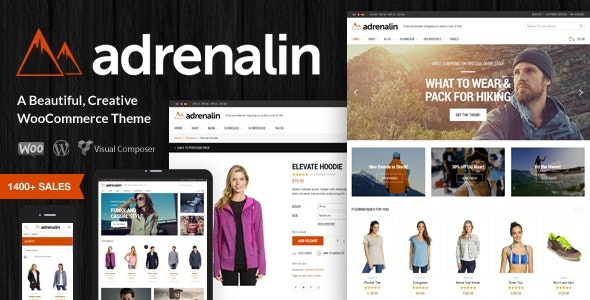 Adrenalin (v2.3.1) 多功能WooCommerce主题 - 多用途电商解决方案