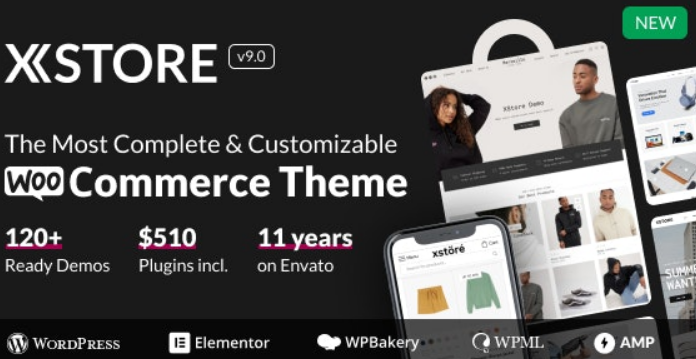 XStore (v9.4.11) 响应式多功能WooCommerce WordPress主题