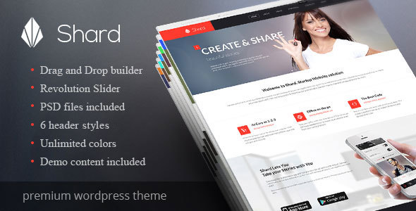 Shard (v2.3.0) 多功能商业视差WordPress主题
