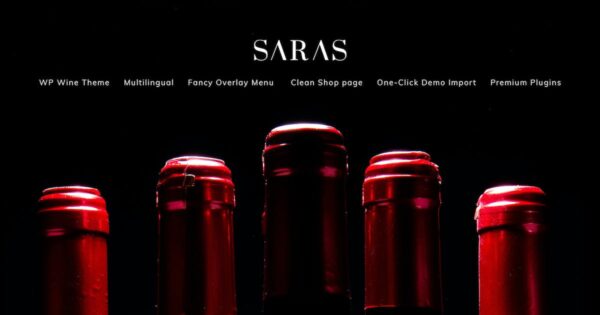 Saras v1.8 Wine WordPress Theme - 优雅葡萄酒行业WordPress主题