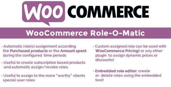 WooCommerce Role-O-Matic v8.9 - WordPress用户角色自动分配插件