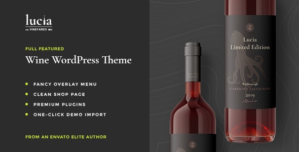 Lucia v1.6 Wine WordPress Theme - 葡萄酒行业专业WordPress主题