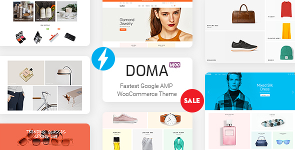 Doma v3.1.1 Google AMP多供应商WooCommerce主题 - 多功能电商解决方案