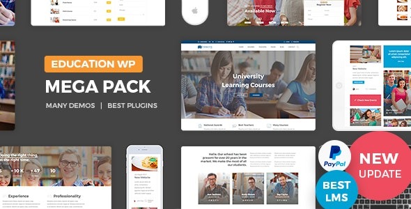 Education Pack (v2.7) 教育学习主题 WP - 专业教育网站WordPress主题