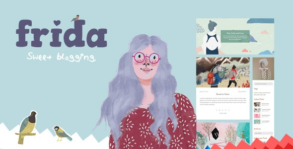 Frida v7.0.3 一款甜美经典博客主题