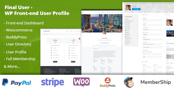 Final User v1.2.3 WP Front-end User Profiles - WordPress前端用户个人资料插件