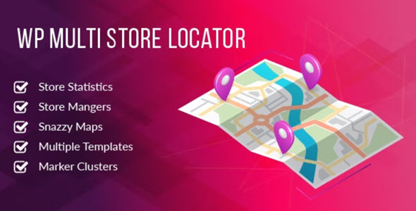 WP Multi Store Locator Pro v4.4.7 - 专业多店铺定位插件