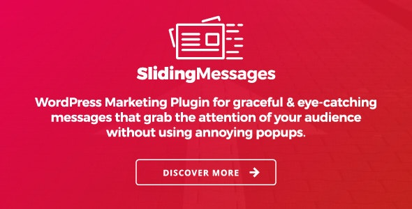 Sliding Messages v3.5 - WordPress营销插件，轻松实现滑动消息通知