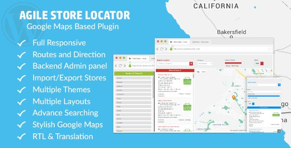 Store Locator (Google Maps) For WordPress v6.9.1 - WordPress商店定位器（谷歌地图）插件