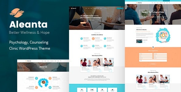 Aleanta v1.3.6 Medical WordPress Theme - 心理学与咨询医疗WordPress主题