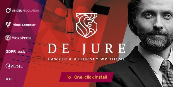 De Jure v1.1.1 Attorney and Lawyer WP Theme - 律师与法律事务所WordPress主题