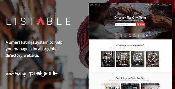 Listable (v1.15.6) 友好的目录WordPress主题