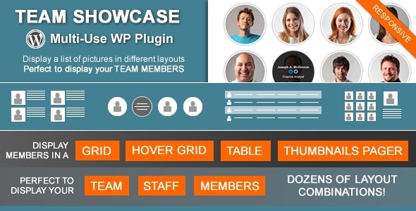 Team Showcase v2.2.6 WordPress插件 - 专业团队展示解决方案