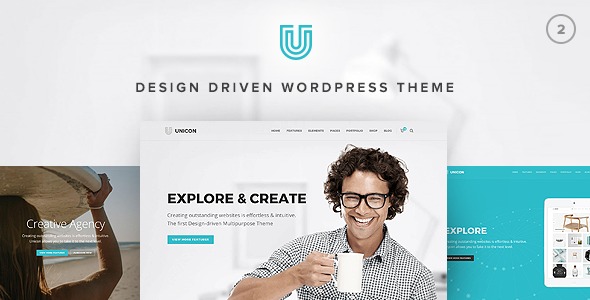 Unicon Design v2.9.1 多功能主题 - 设计驱动的WordPress主题