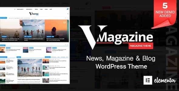 Vmagazine v1.1.8 博客、新闻、杂志WordPress主题 - 专业新闻杂志网站模板