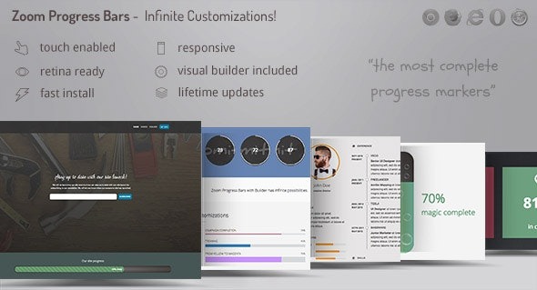 Zoom Progress Bars v2.10 WordPress插件 - 进度条可视化工具