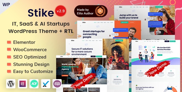 Stike v2.9 - IT创业公司WordPress主题