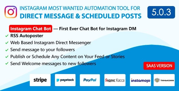 DM Pilot v5.0.3 Instagram直接消息自动化工具