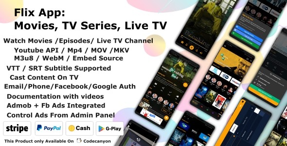 Flix App Movies v4.1 在线电影和电视节目安卓应用