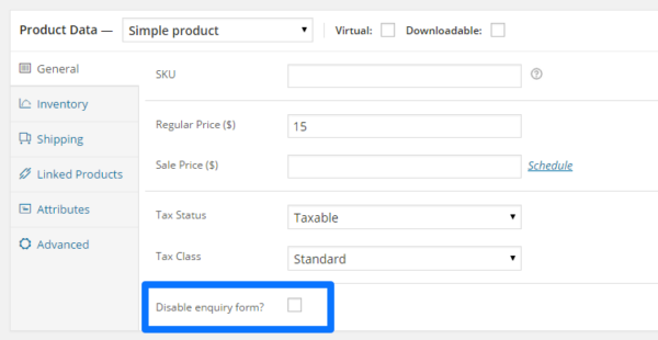 WooCommerce Product Enquiry Form v1.2.24 - WooCommerce产品询价表单插件