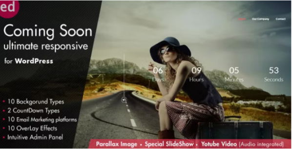 Coming Soon v3.9.0 CountDown Responsive WordPress Plugin - 响应式即将到来倒计时WordPress插件
