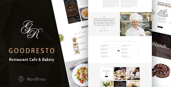 GoodResto v4.1 餐厅WordPress主题 + Woocommerce - 餐饮业网站解决方案