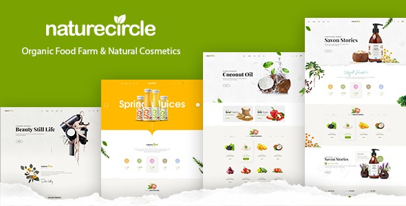 NatureCircle v1.1.3 WooCommerce WordPress有机主题
