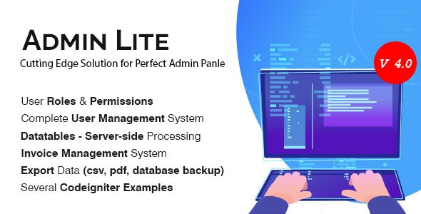 Admin Lite v4.0 PHP 管理面板 + 用户管理系统