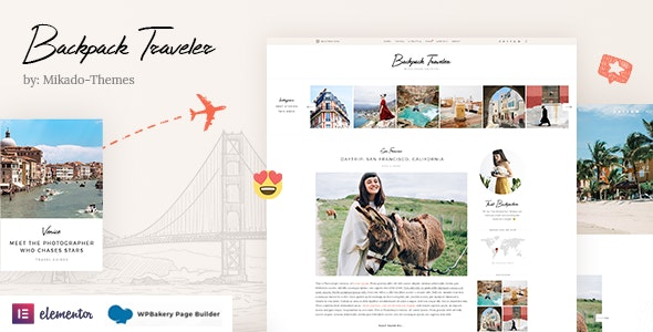 Backpack Traveler v2.7 现代旅行博客主题