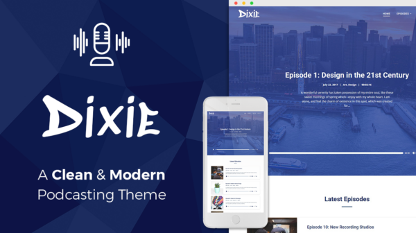 Dixie WordPress Theme v1.5.9 - 专业播客WordPress主题