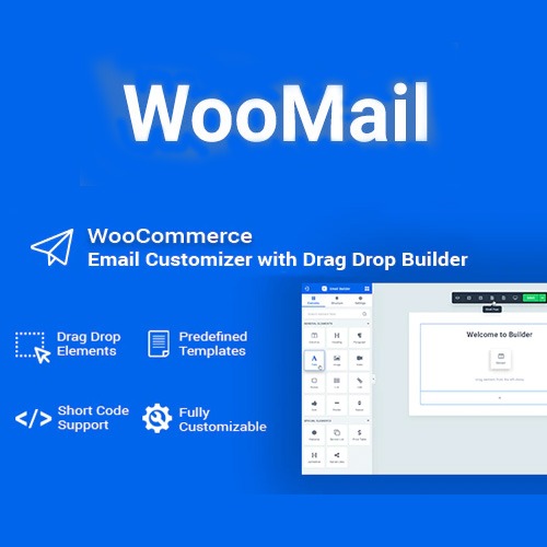 WooMail v3.0.34 - WooCommerce邮件自定义工具 - 拖拽式邮件编辑器