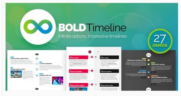 Bold Timeline v1.1.1 WordPress时间轴插件 - 创建精美时间线