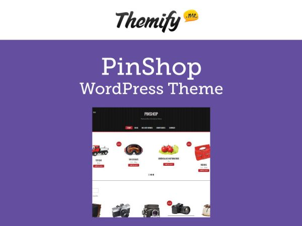 Themify Pinshop WooCommerce Theme v5.6.4 - 响应式电商主题，适用于Pinterest风格店铺