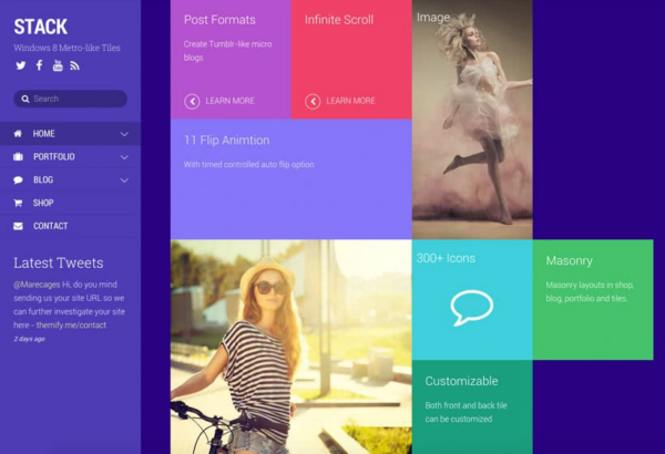 Themify Stack WordPress Theme v7.1.7 - 多功能响应式WordPress主题