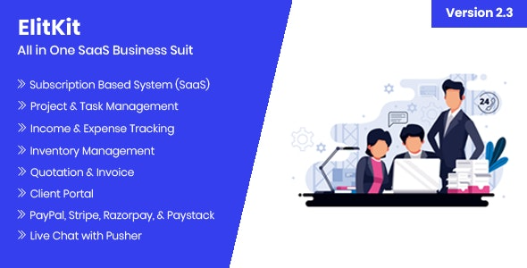 ElitKit v2.3 SaaS Application for Business - 企业级SaaS应用解决方案