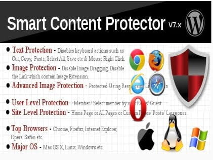 Smart Content Protector v8.4 Pro WP Copy Protection - WordPress内容保护插件
