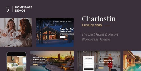 Charlostin v1.0 Hotel & Resort Booking WordPress Theme - 酒店度假村预订WordPress主题