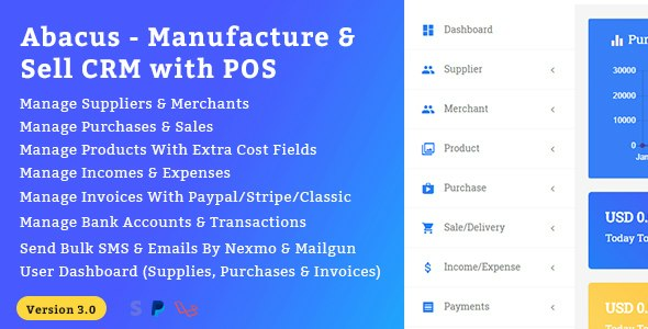 Abacus v.3.0 – 制造与销售CRM与POS系统