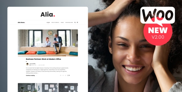 Alia v.2.01 Minimal Personal Blog - 极简个人博客WordPress主题
