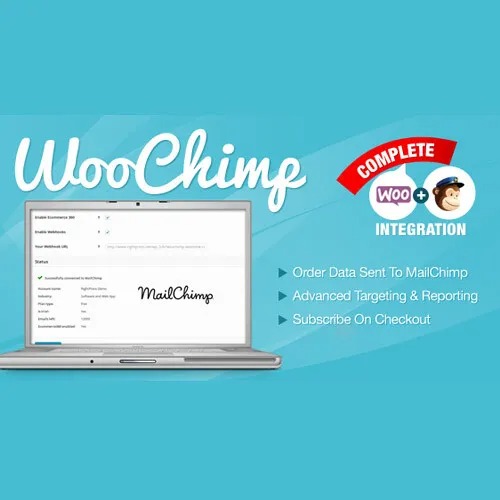 WooChimp v2.2.7 WooCommerce MailChimp Integration - WooCommerce与MailChimp邮件营销集成插件