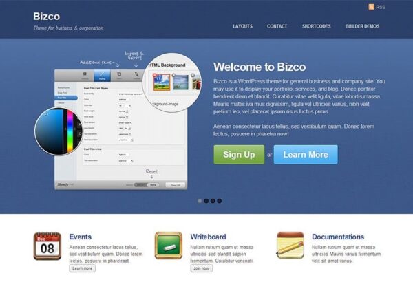 Themify Bizco WordPress Theme v7.0.2 - 企业商务主题解决方案