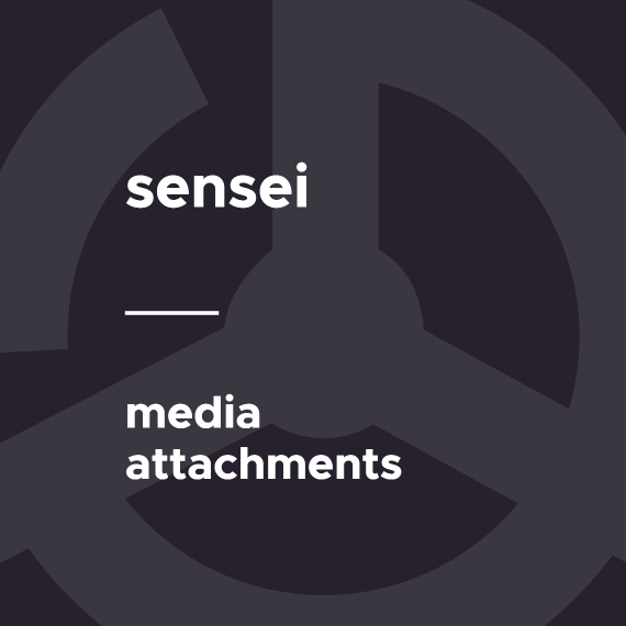 Sensei LMS Media Attachments v2.0.3 - WordPress学习管理系统媒体附件插件