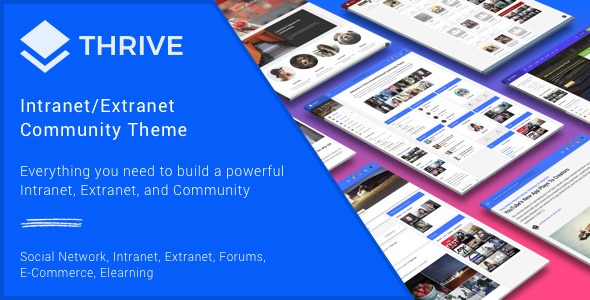 v3.1.11 Thrive Intranet & Community WordPress Theme - 企业内部网与社区WordPress主题