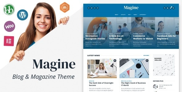 Magine v1.4.1 – 商业博客WordPress主题