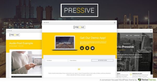 Thrive Pressive Theme v.2.11.1 - 高效WordPress主题，提升网站转化率