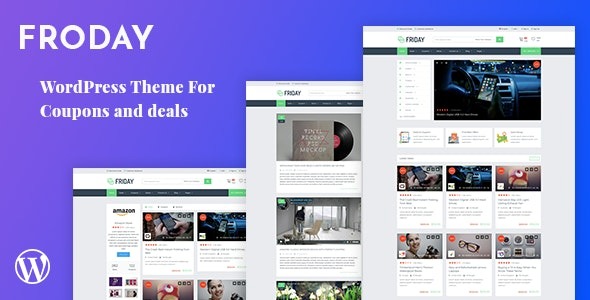 Froday v2.6.0 优惠券和折扣 WordPress 主题